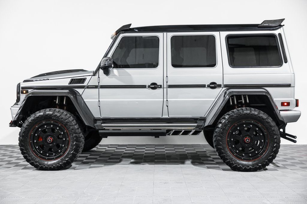 2017 Mercedes-Benz G 550 Squared side profile — luxury SUV rental Orlando